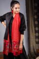 Image for Kusvaa Sj31black Araya Quilted Half Sleeves Reversable Silk Jacket Front