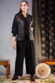 Image for Kusvaa Sj31black Araya Quilted Half Sleeves Reversable Silk Jacket Side