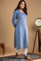 Image for Kusvaa Taf97 Vyomini Straight Regular Kurta Side