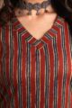 Image for Kusvaa Taf99 Ashwini Straight Regular Kurta Closeup