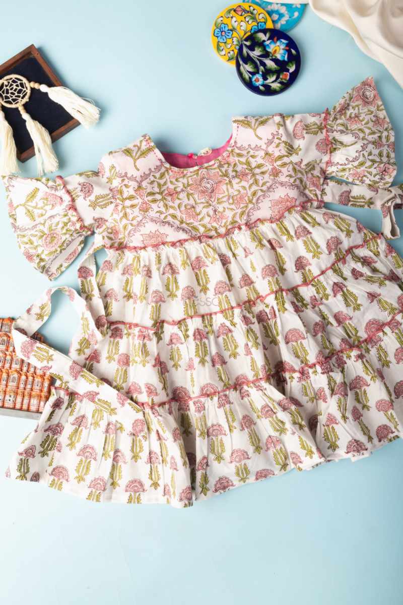 Image for Kusvaa Vck12 Iksha Cotton Girls Frock Featured