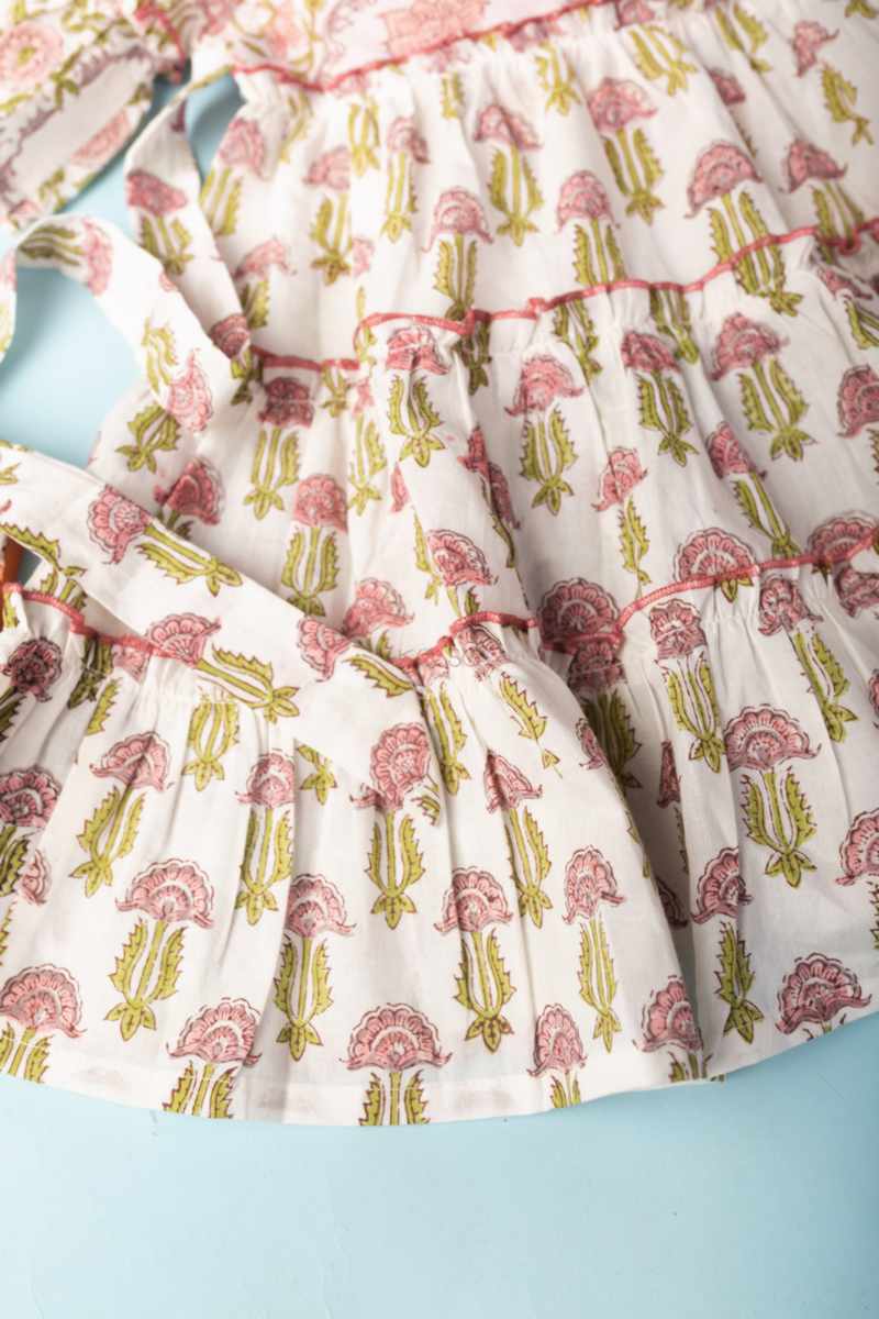Image for Kusvaa Vck12 Iksha Cotton Girls Frock Front