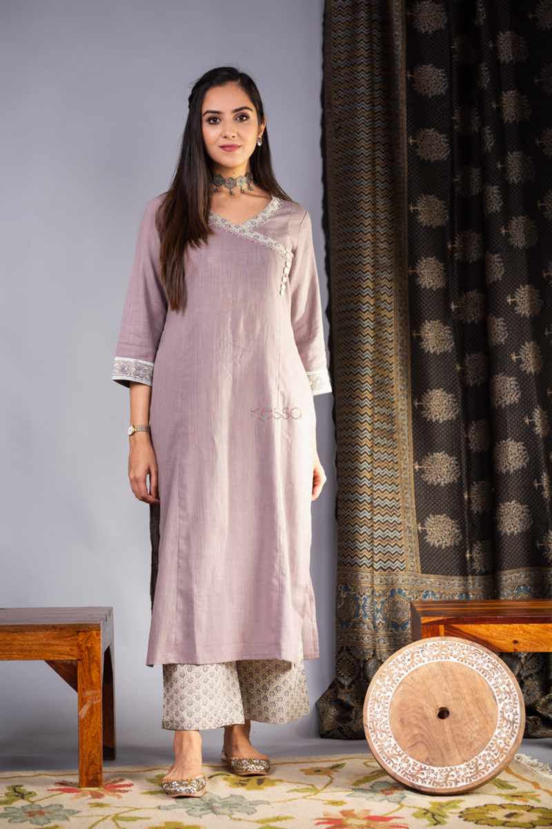 Image for Kusvaa Vcr164 Aashka Kurta Pant Set Featured