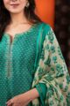 Image for Kusvaa Ws936 Amita Chanderi Kurta Dupatta Set Closeup