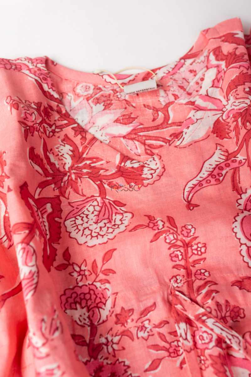 Image for Kusvaa Wsk63 Usra Cotton Kaftan Kid Set Closeup