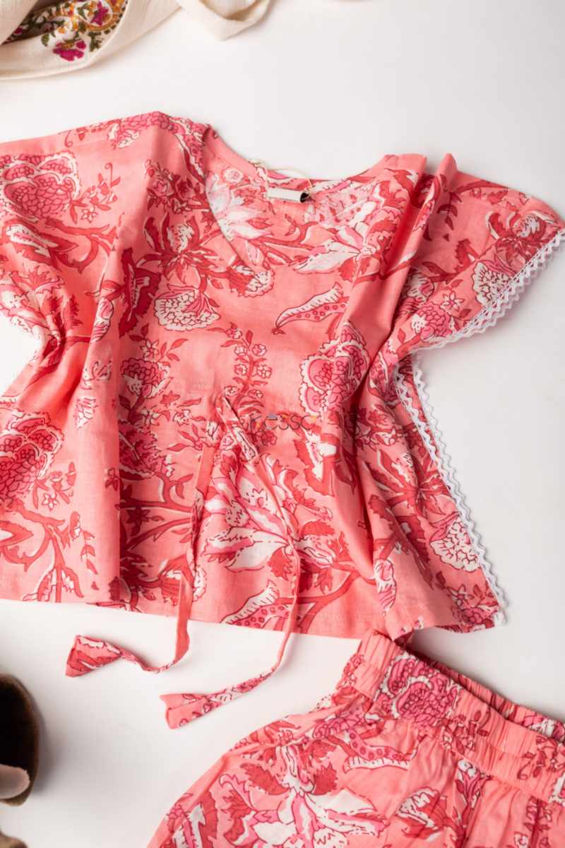 Image for Kusvaa Wsk63 Usra Cotton Kaftan Kid Set Side