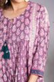 Image for Kusvaa Wsr336 Sanjita Cotton Short Kurti Closeup