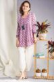 Image for Kusvaa Wsr336 Sanjita Cotton Short Kurti Front