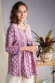 Image for Kusvaa Wsr336 Sanjita Cotton Short Kurti Side