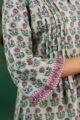Image for Kusvaa Wsr339 Lakshya Short Block Print Kurti Closeup 2