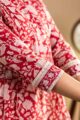 Image for Kusvaa Wsr349 Saral Block Print Short Kurti Closeup 2