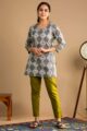 Image for Kusvaa Wsr354 Aruni Short Block Print Kurti Featured