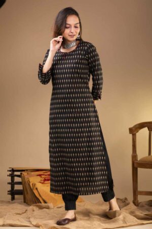 Image for De166 Anala Cotton Straight Kurta Featured