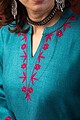 Image for Kusvaa De172 Ketaki Woolen Short Kurti Back New