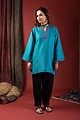Image for Kusvaa De172 Ketaki Woolen Short Kurti Front New