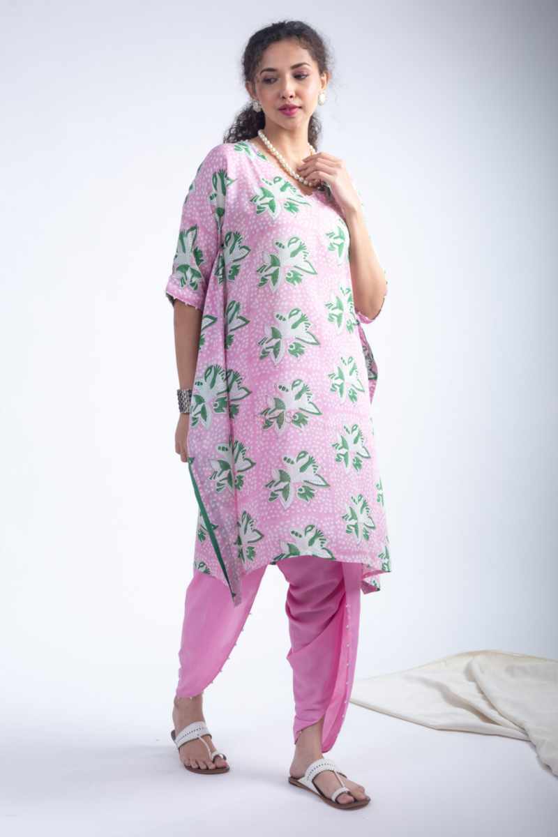 Image for Kusvaa Kcb54 Vedis Cotton Kaftan Set Side New