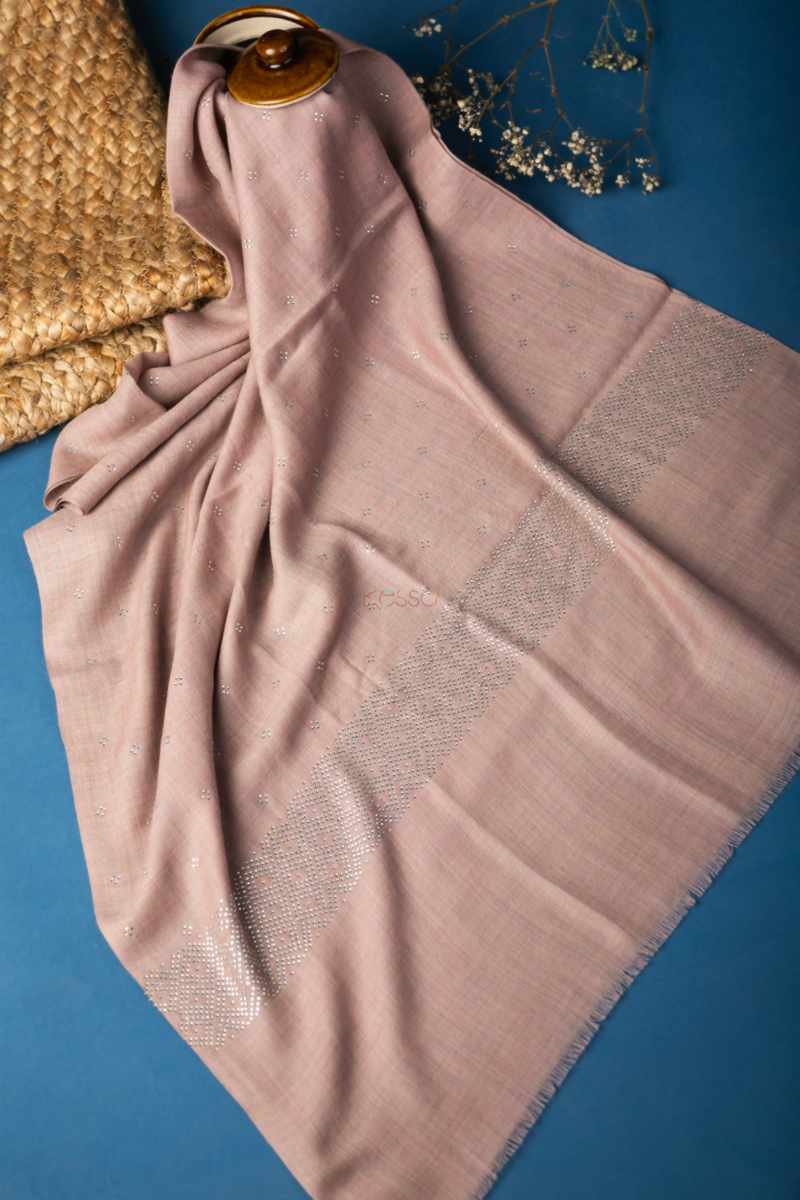 Image for Kusvaa Kusl142a Navi Pashmina Shawl A Front