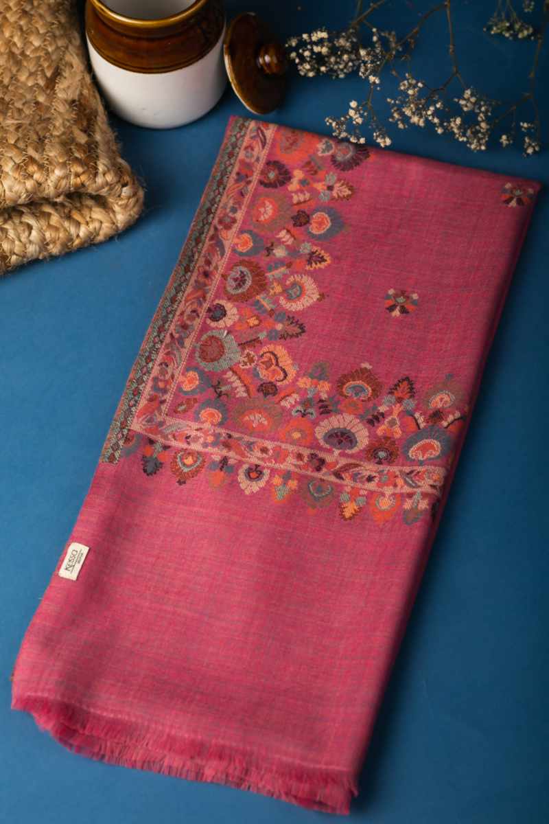 Image for Kusvaa Kusl143f Yamuna Pashmina Shawl F Featured