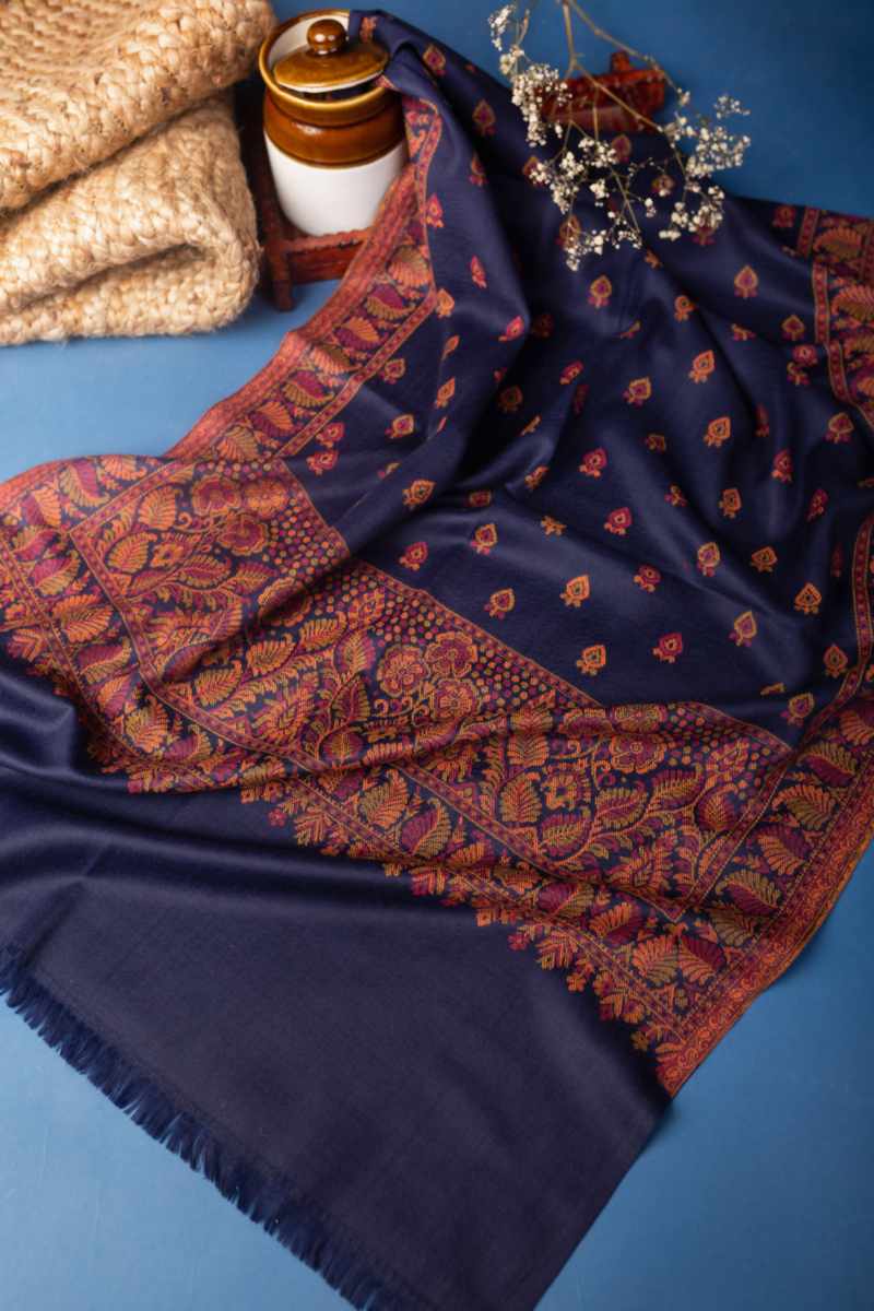 Image for Kusvaa Kusl71d Aadya Woolen Shawl Front New