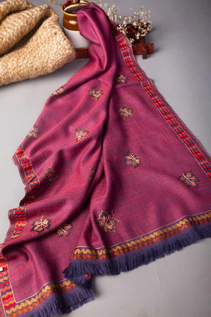 Image for Kusvaa Kusl77a Eesha Pashmina Shawl A Front New