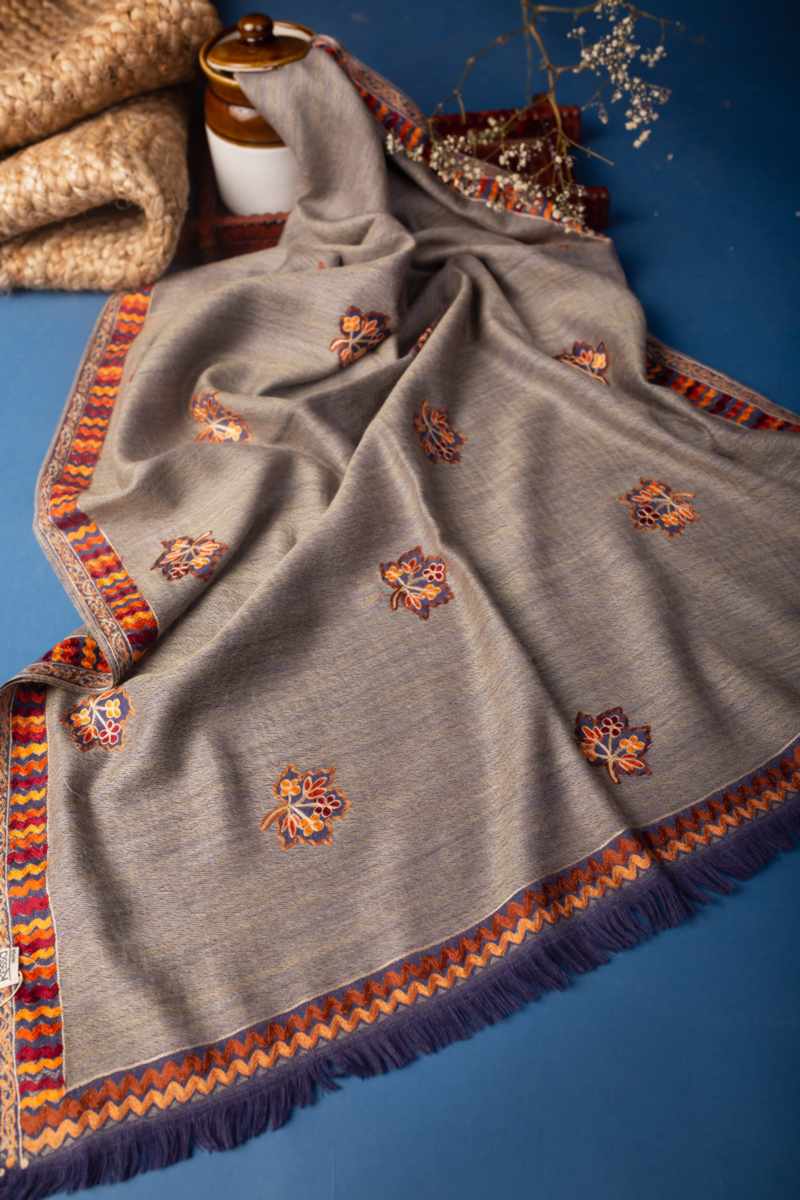 Image for Kusvaa Kusl77p Eesha Pashmina Shawl P Front New