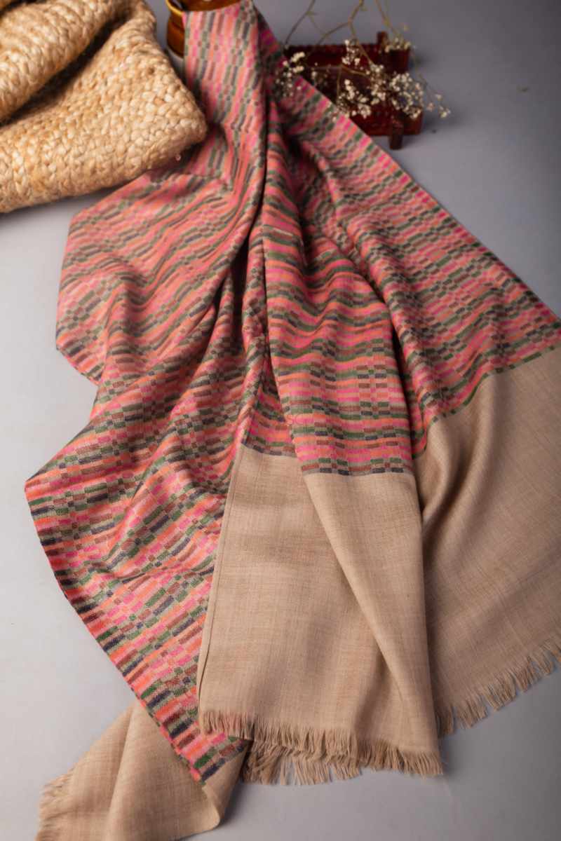 Image for Kusvaa Kusl81a Vasundhara Woolen Shawl Front New