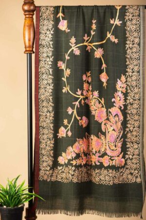 Image for Kusvaa Kusl87a Aparna Pashmina Shawl A Front