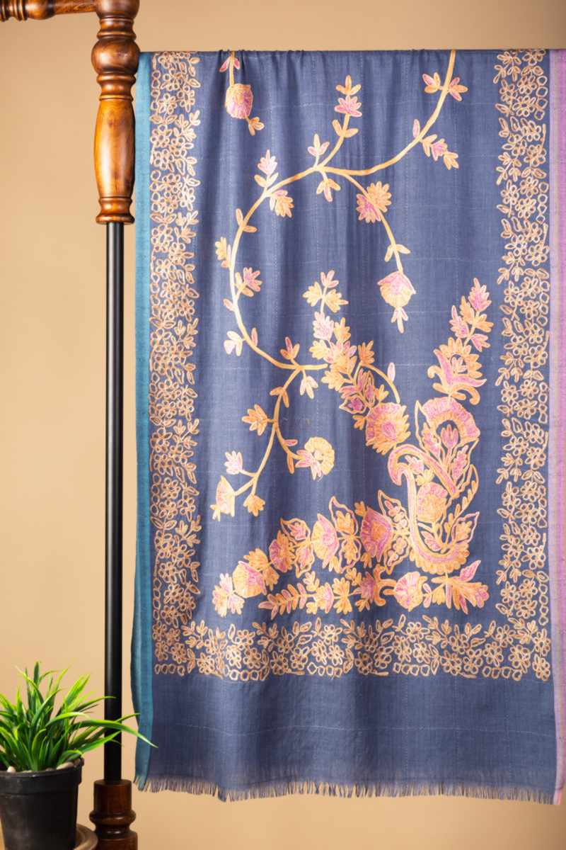 Image for Kusvaa Kusl87j Aparna Pashmina Shawl J Front