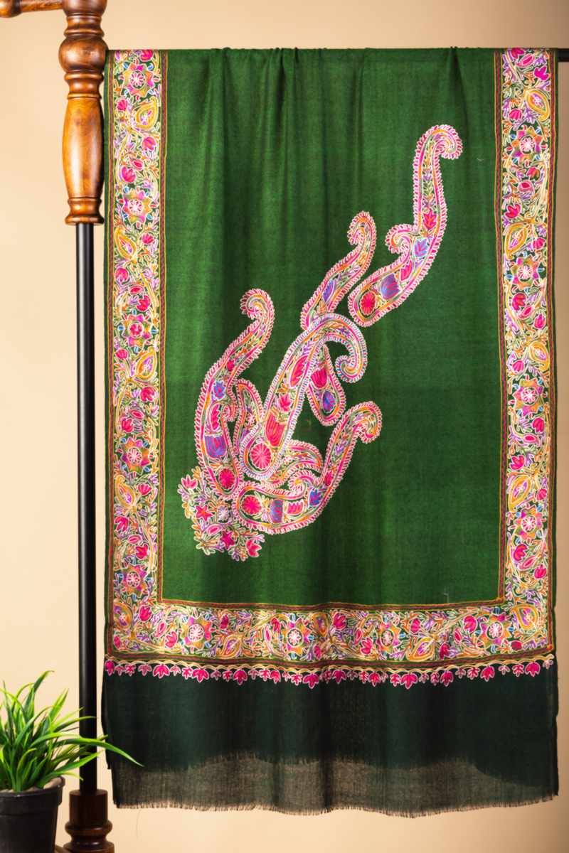Image for Kusvaa Kusl98a5 Aarunya Pashmina Shawl A5 Front