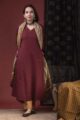Image for Kusvaa Wsr359 Nitya Cotton Flex Kurta With Cotton Dupatta Closeup New