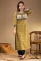 Image for Vcr170 Prakruti Handblock Straight Kurta Front