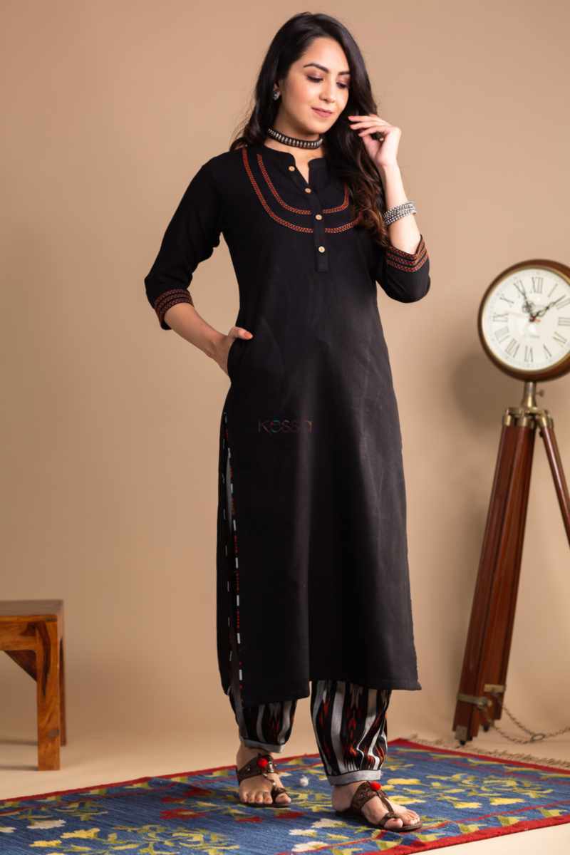 Image for Ws925 Bindu Kurta Pant Set Front
