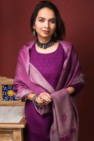 Image for Ws940 Shanta Mahi Silk Kurta Side