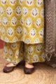 Image for Wsr358 Rati Block Print Complete Suit Set Closeup 2