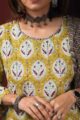 Image for Wsr358 Rati Block Print Complete Suit Set Closeup