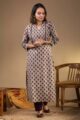 Image for Kusvaa De167 Sansa Cotton Straight Kurta Front