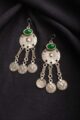 Image for Kusvaa Kpe07 Turkish Circular Tribal Boho Earrings Side