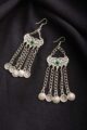 Image for Kusvaa Kpe111 Turkish Tribal Boho Chain Earrings Front