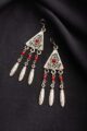 Image for Kusvaa Kpe112 Turkish Tribal Boho Earrings Front