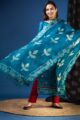 Image for Kusvaa Kuoj187 Usra Tussar Kurta Dupatta Set Front