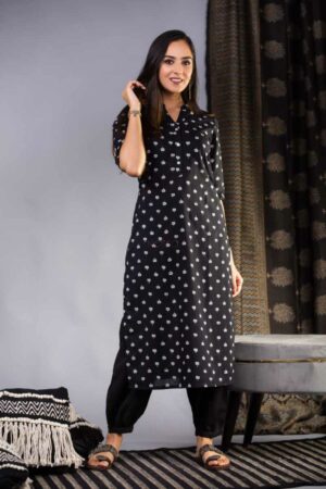 Image for Kusvaa Taf103 Sukriti Cotton Regular Straight Kurta Featured