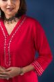 Image for Kusvaa Vcr143 Ayoni Dobby Kurta With Lehriya Pants Closeup New 2.jpg
