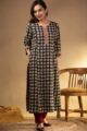 Image for Kusvaa Vcr174 Mishay Cotton Straight Fit Kurta Front