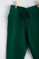 Image for Kusvaa Ws207p Cotton Silk Pants With Pocket B Green Front New