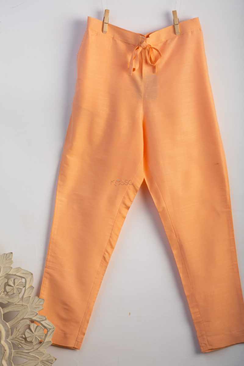 Image for Kusvaa Ws207p Cotton Silk Pants With Pocket Light Peach Featured New