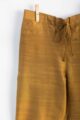 Image for Kusvaa Ws207p Cotton Silk Pants With Pocket Mehndi Green Closeup New