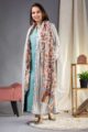 Image for Kusvaa Ws932 Tanuja Mahi Silk Kurta Side