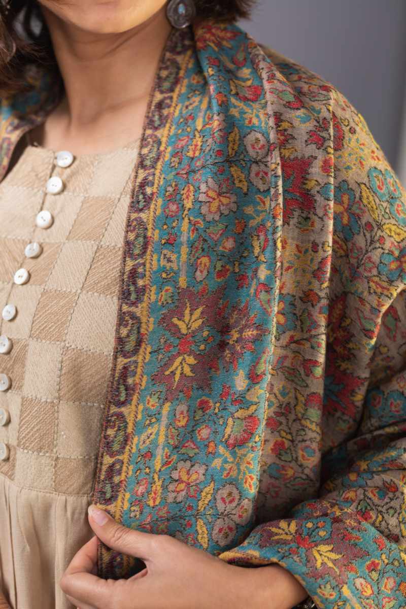 Image for Kusvaa Ws952 Shruti Handloom A Line Kurta Closeup