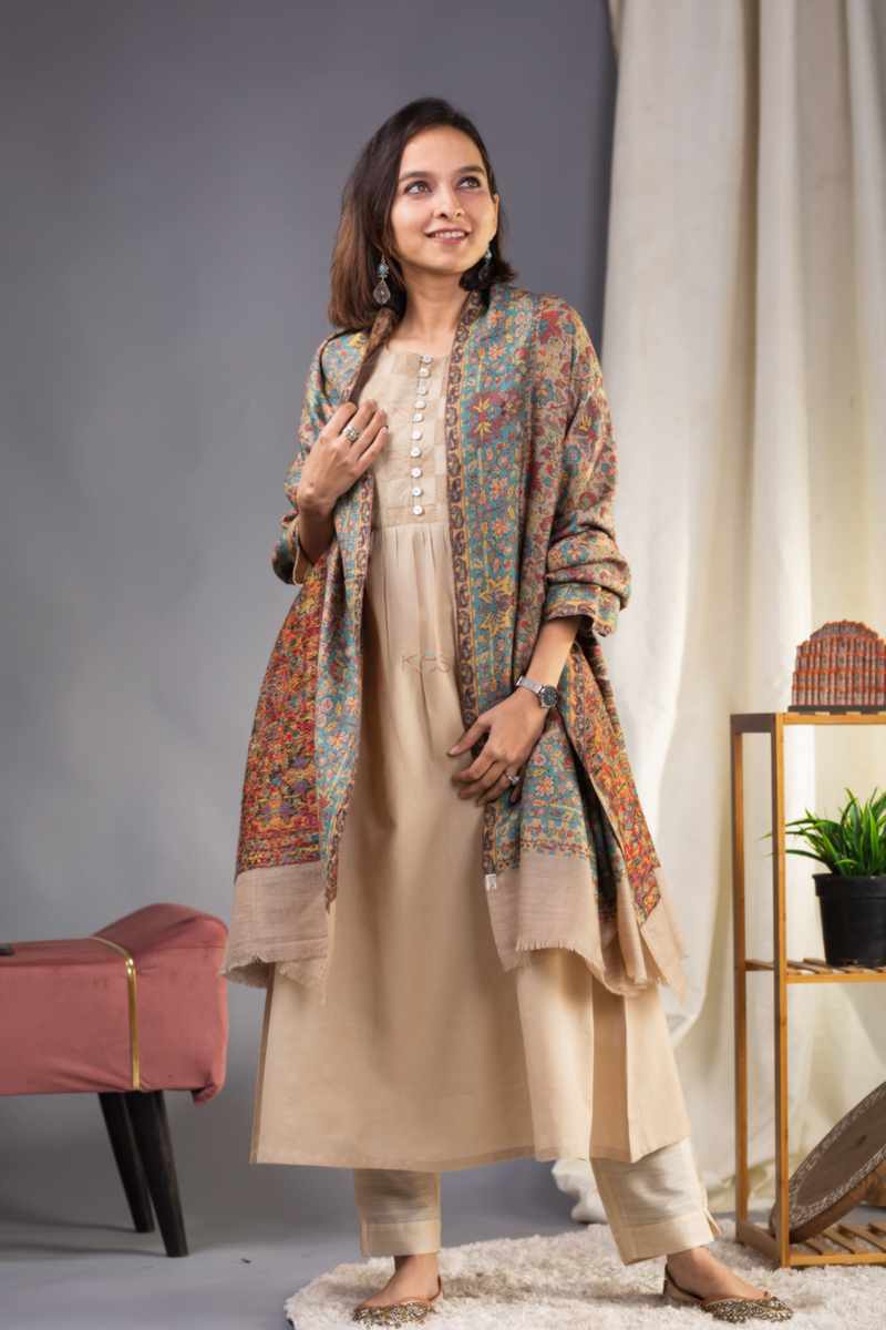Image for Kusvaa Ws952 Shruti Handloom A Line Kurta Front