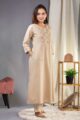 Image for Kusvaa Ws952 Shruti Handloom A Line Kurta Side